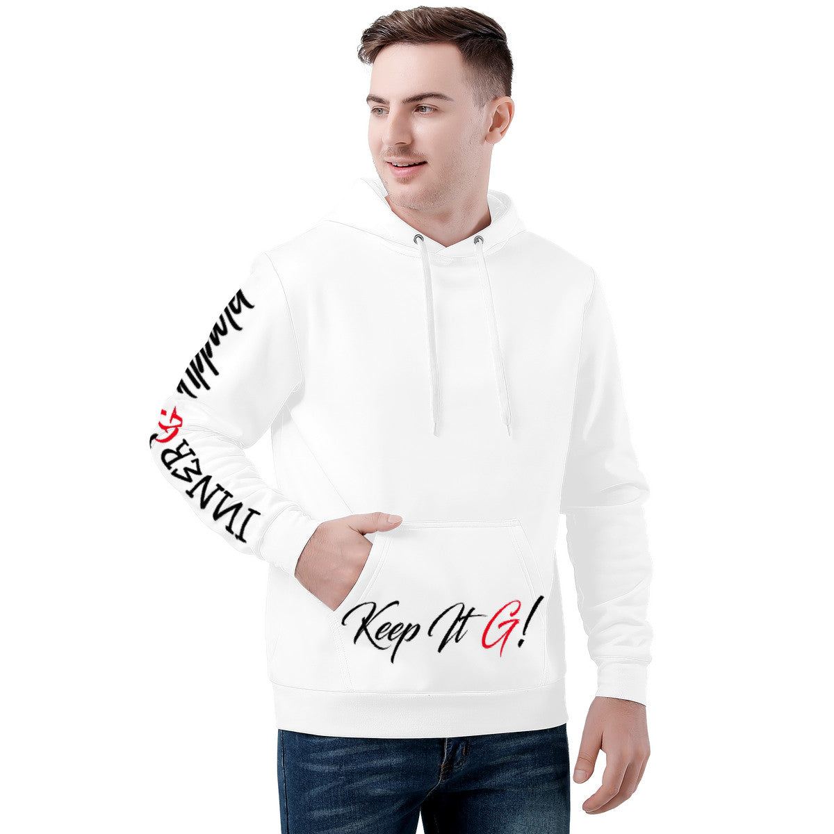 InnerG Apparel white hoodie